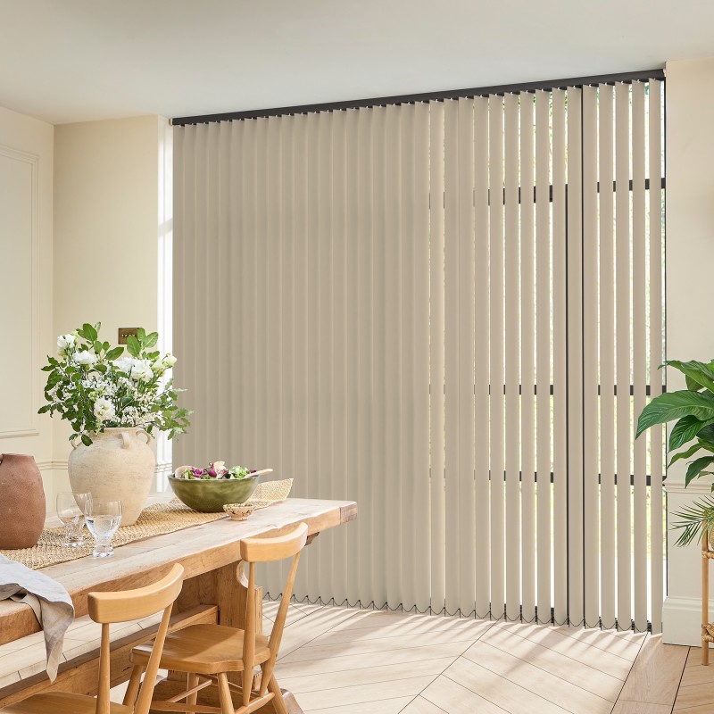 Acacia Blackout Oyster Vertical blind