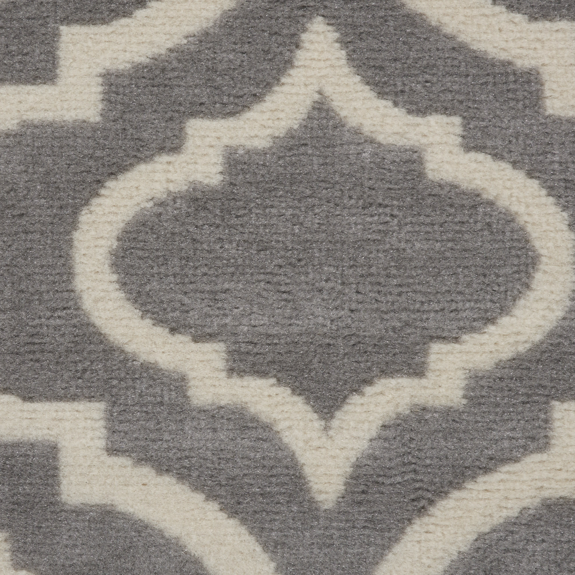 Nourison Jubilant 2' x 4' Grey Contemporary Indoor Rug