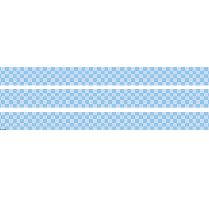 Checkers Scalloped Border Trim, 35 Feet Per Pack, 3 Packs
