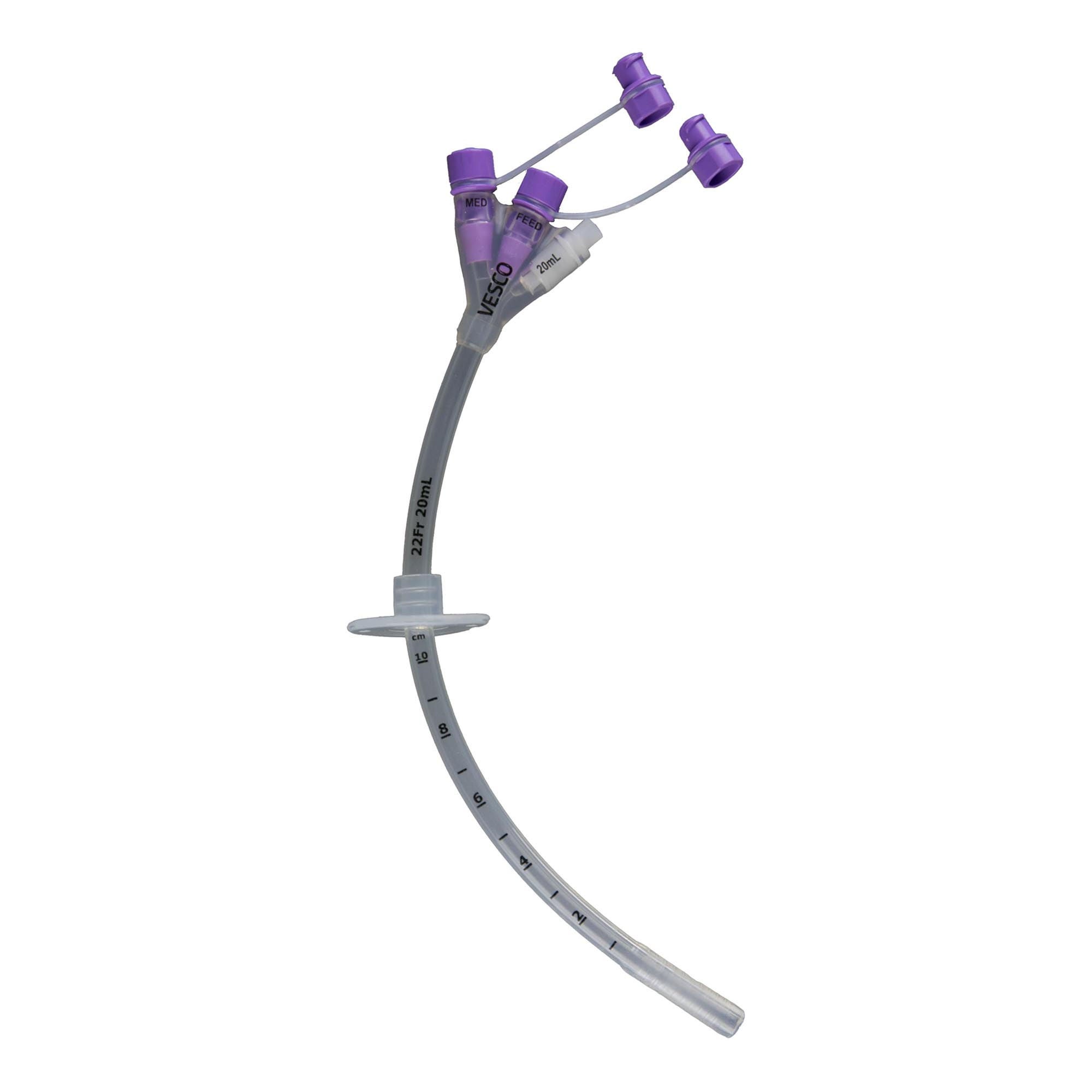 Vesco Medical™ Gastrostomy Feeding, 22 Fr. Tube