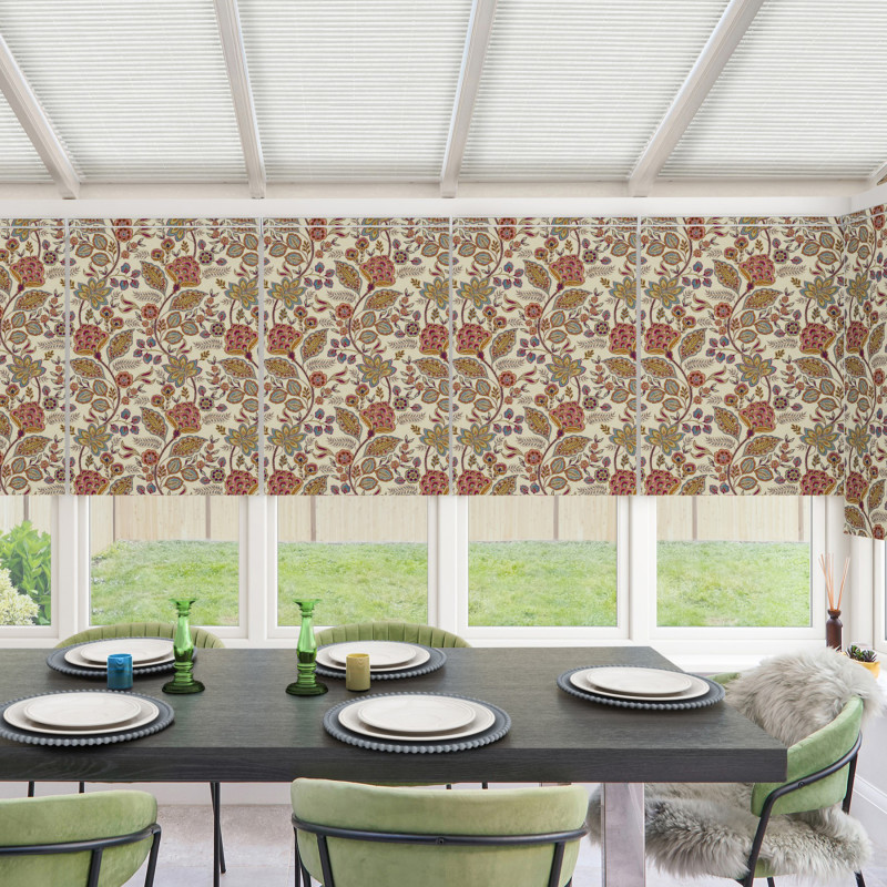 Linoir Blackout Mauve Roller Blind