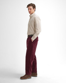Bank Regular Long-Sleeved Shirt Merlot
