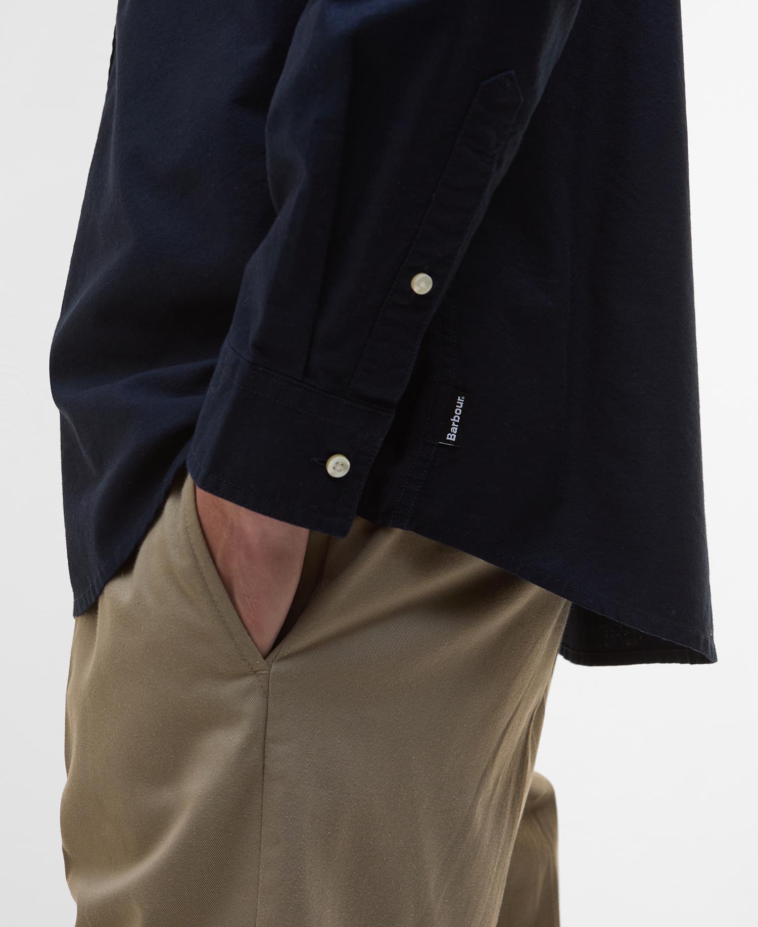 Dunand Oversized Long-Sleeved Oxford Shirt image number 5