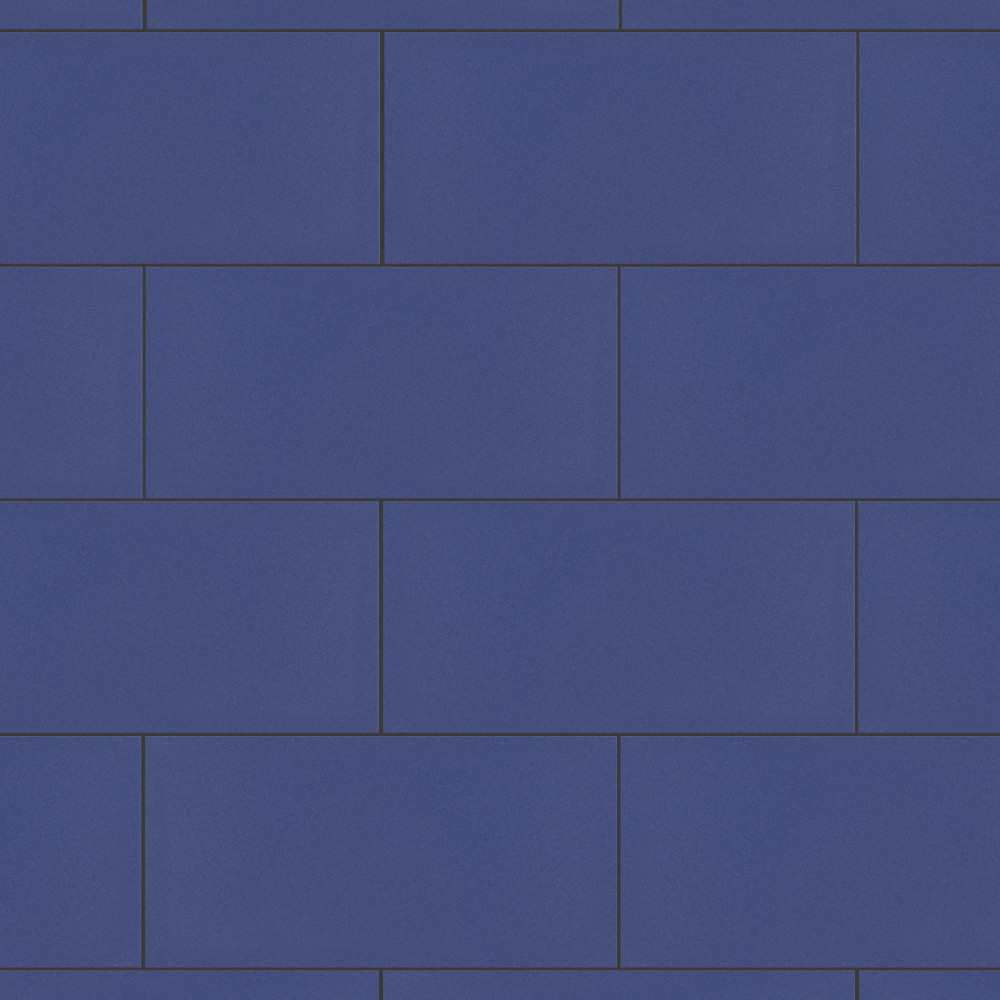 Projectos Royal Blue 3.88x7.75 Rectangle Ceramic Floor and Wall Digital Pattern