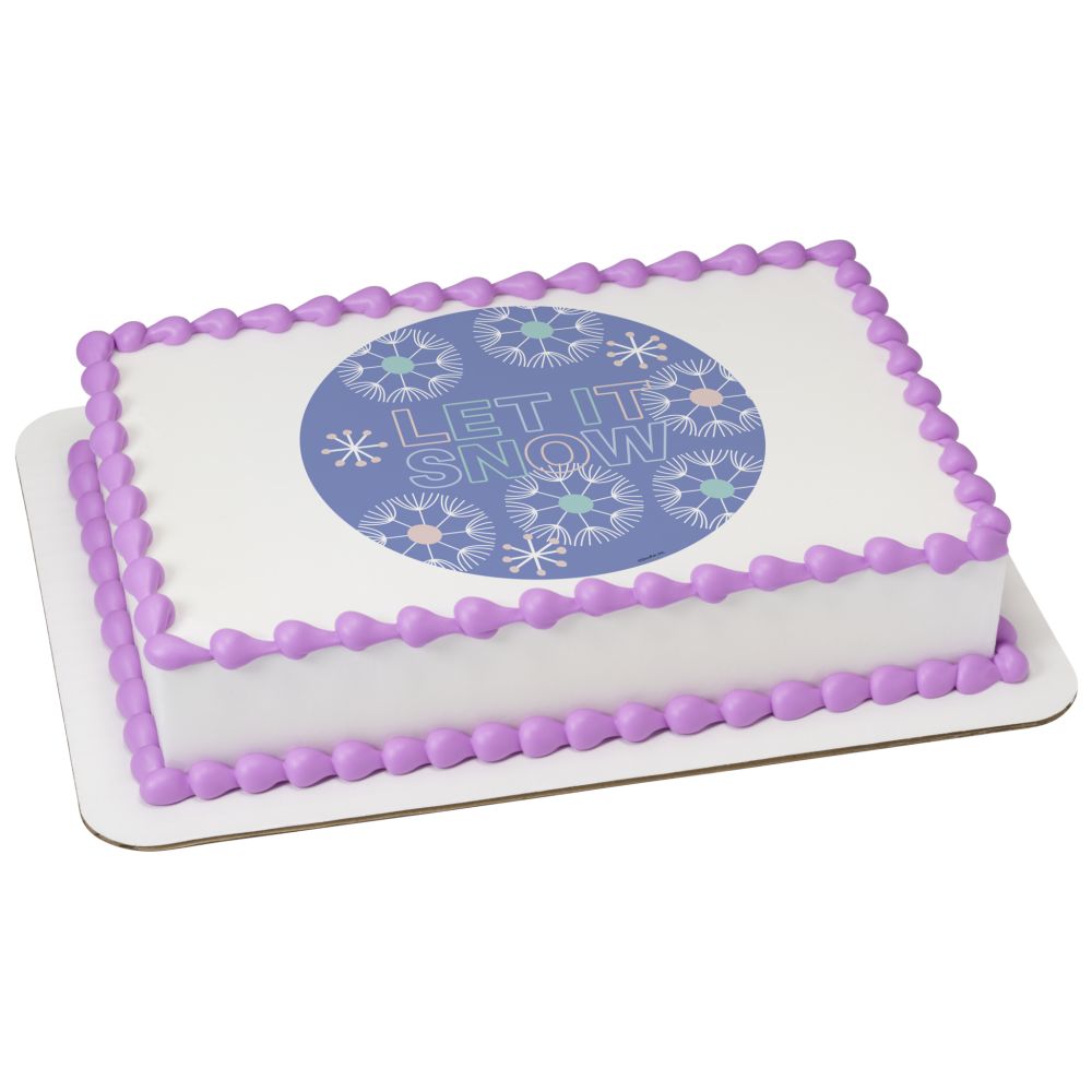 Image Cake Let It Snow