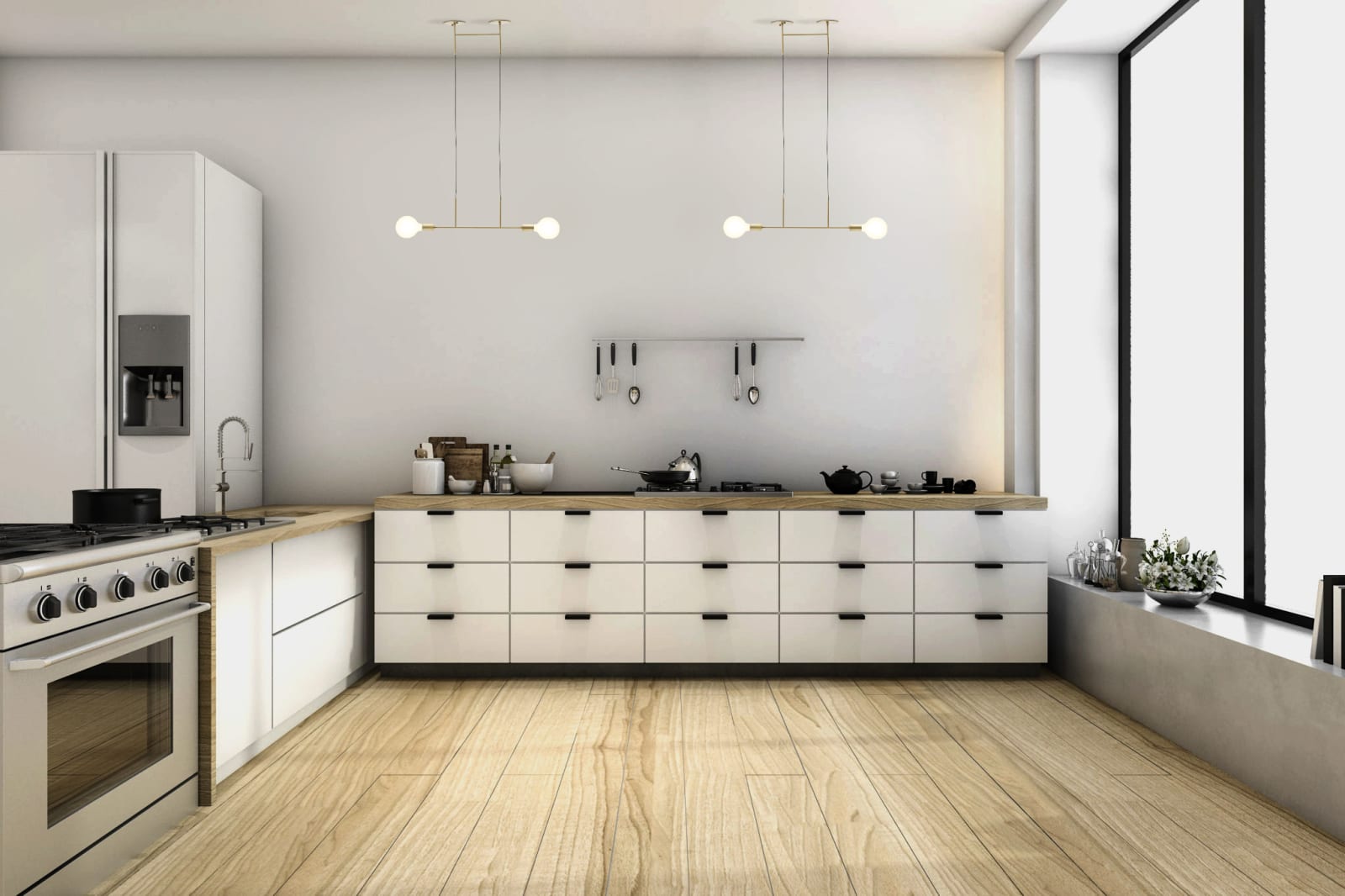 Modern Pendant Modern Style Pendant 2 Light — installation 4