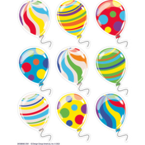 Celebration Balloons Giant Stickers, Pack of 36