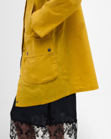 Barbour The Edit by Alexa Pattie Showerproof Parka Yellow/Blackwatch