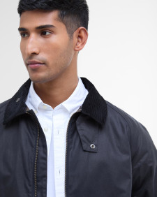Bedale Short Waxed Jacket Classic Navy