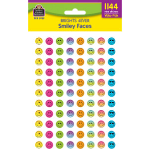 Brights 4Ever Smiley Faces Mini Stickers Valu-Pack