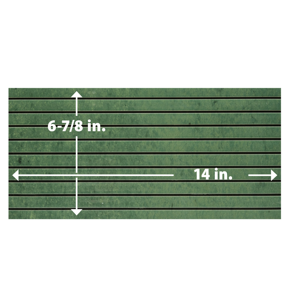 Capri Strata Oliva 6-7/8 in. x 14 in. Porcelain Floor and Wall Tile