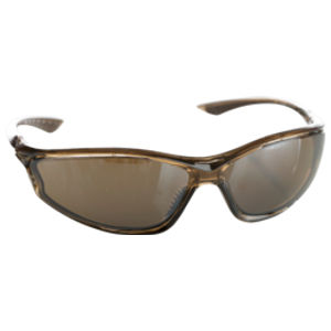 Crossfire Safety Glasses, Kp6, Brown Frame With Brown Mirror Lens