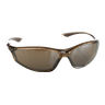 Crossfire Safety Glasses, Kp6, Brown Frame With Brown Mirror Lens