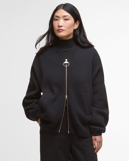 Milda Knitted Bomber Jacket