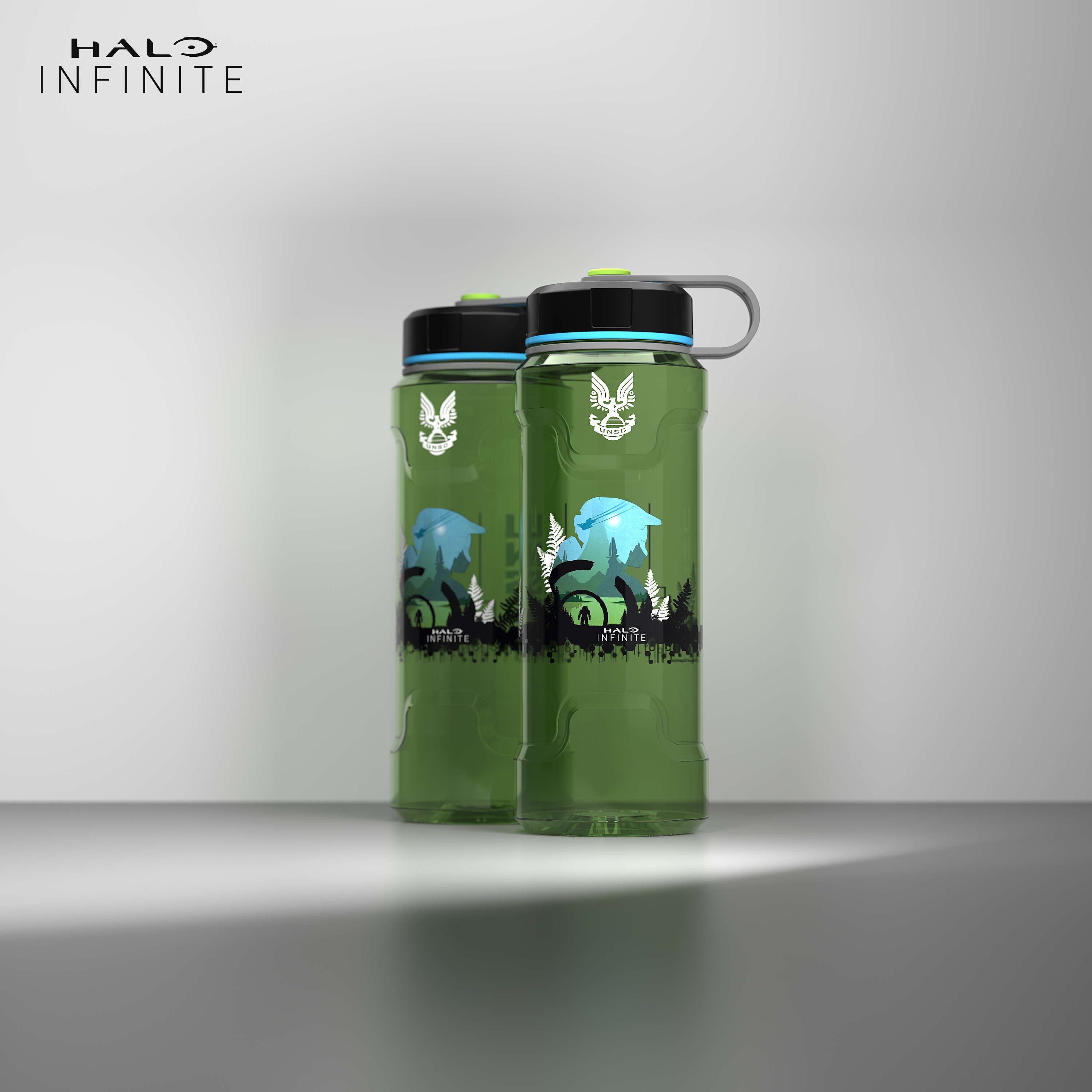 Halo 36 ounce Reusable Plastic Water Bottle, United Nations Space Command slideshow image 9 Halo 36 ounce Reusable Plastic Water Bottle, United Nations Space Command slideshow image 9