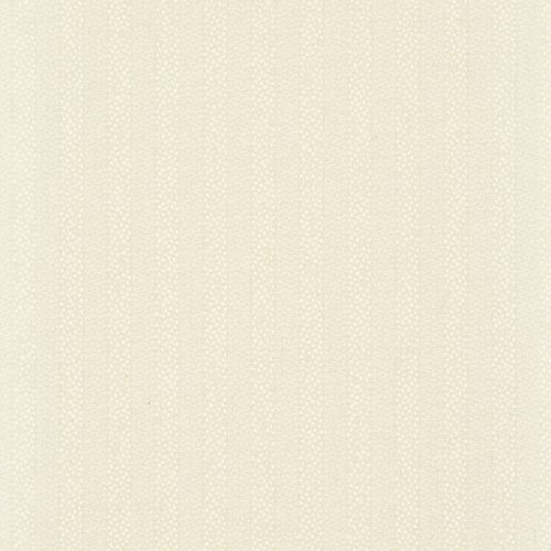 Cream-colored textured wallpaper, subtle vertical stripes and pebble-like embossing, covers the surface evenly; close-up neutral lighting with no other room features visible.