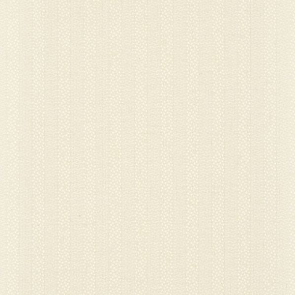 Cream-colored textured wallpaper, subtle vertical stripes and pebble-like embossing, covers the surface evenly; close-up neutral lighting with no other room features visible.