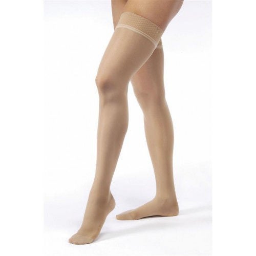 Compression Stocking Jobst® Ultrasheer Thigh High X-Large Natural Closed Toe