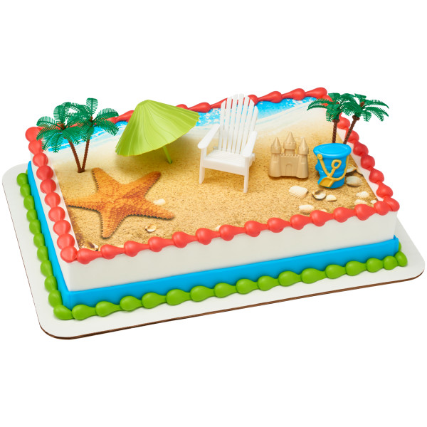 Beach PhotoCake® Edible Image® DecoSet® Background