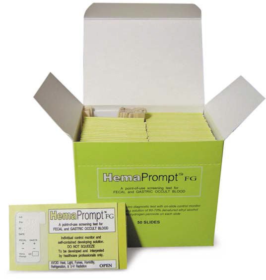 Aerscher Diagnostics Inc HEMAPROMPT OCCULT BLOOD TEST 50/BX FECAL/GASTRIC