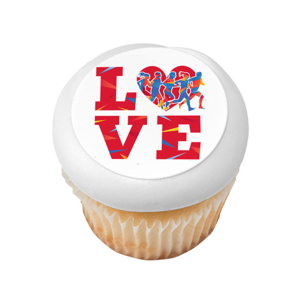 Track Love PhotoCake® Edible Image®