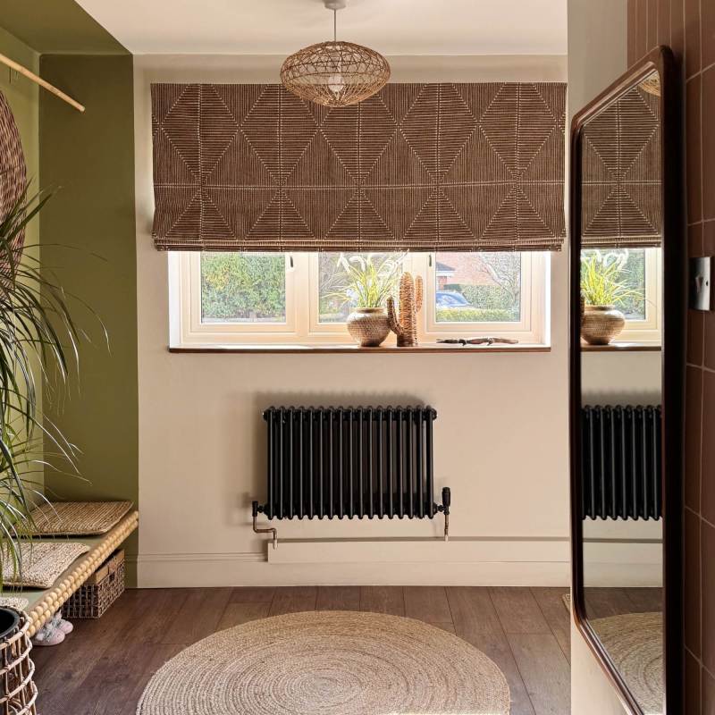 Inkdrop Copper Roman blind