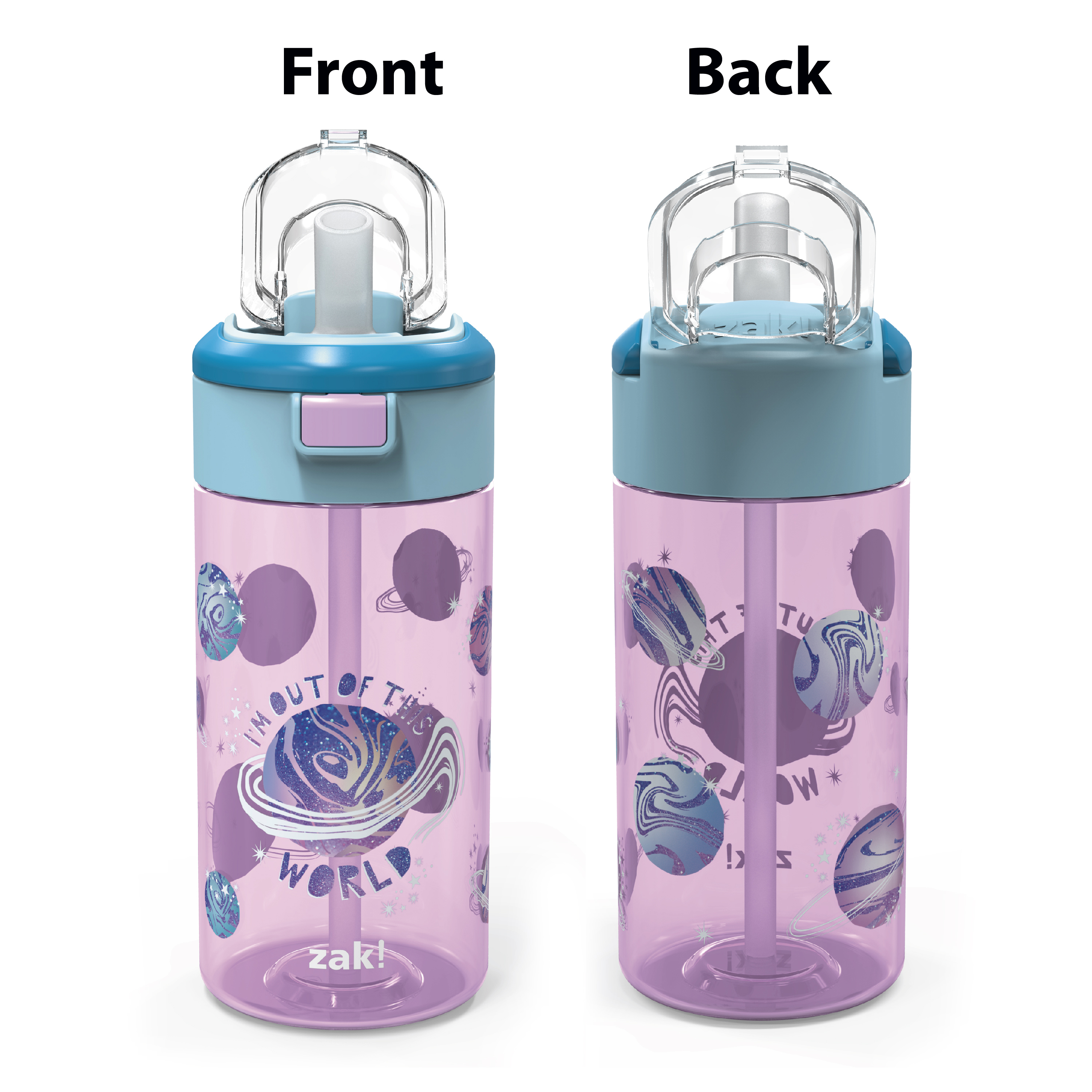 Genesis 18 ounce Water Bottles, Planet, 2-piece set slideshow image 3 Genesis 18 ounce Water Bottles, Planet, 2-piece set slideshow image 3