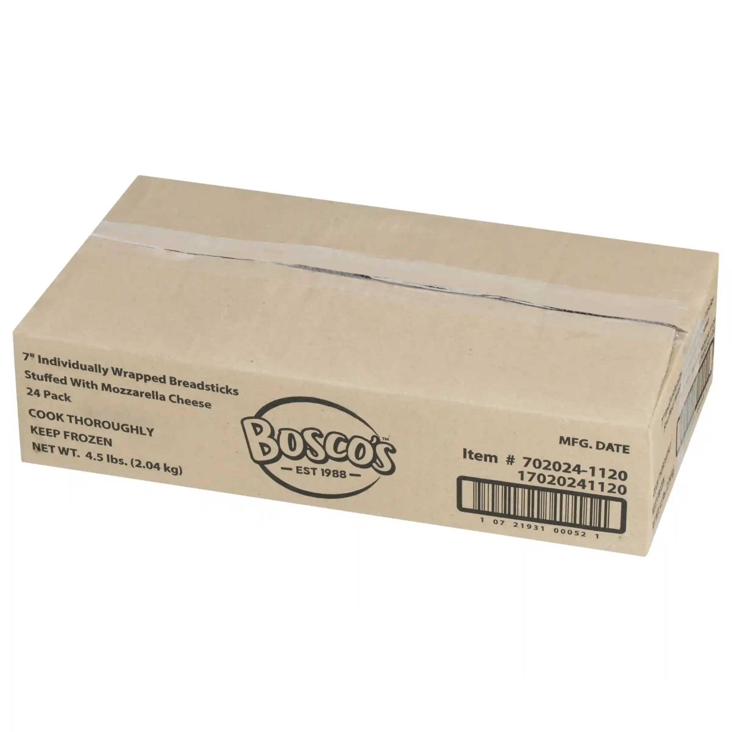 Bosco® Individually Wrapped 7 Inch Mozzarella Cheese Stuffed Breadsticks_image_5