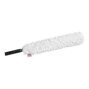 Rubbermaid Commercial, Executive Series HYGEN, 29" Flexible Dusting Wand with Microfiber Sleeve, Microfiber, White