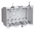 Triple Gang Old Work Switch and Outlet Box with Swing-Bracket for mounting
