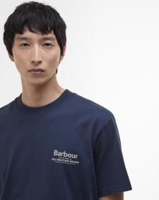 T-shirt oversize con stampa Outdoors 