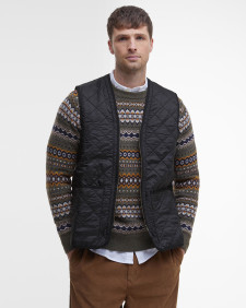 Gilet trapuntato/fodera con zip Polarquilt 