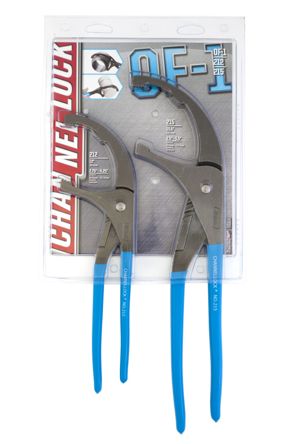 OF1 2pc Oil Filter/ PVC Pliers Set Channellock, Inc.
