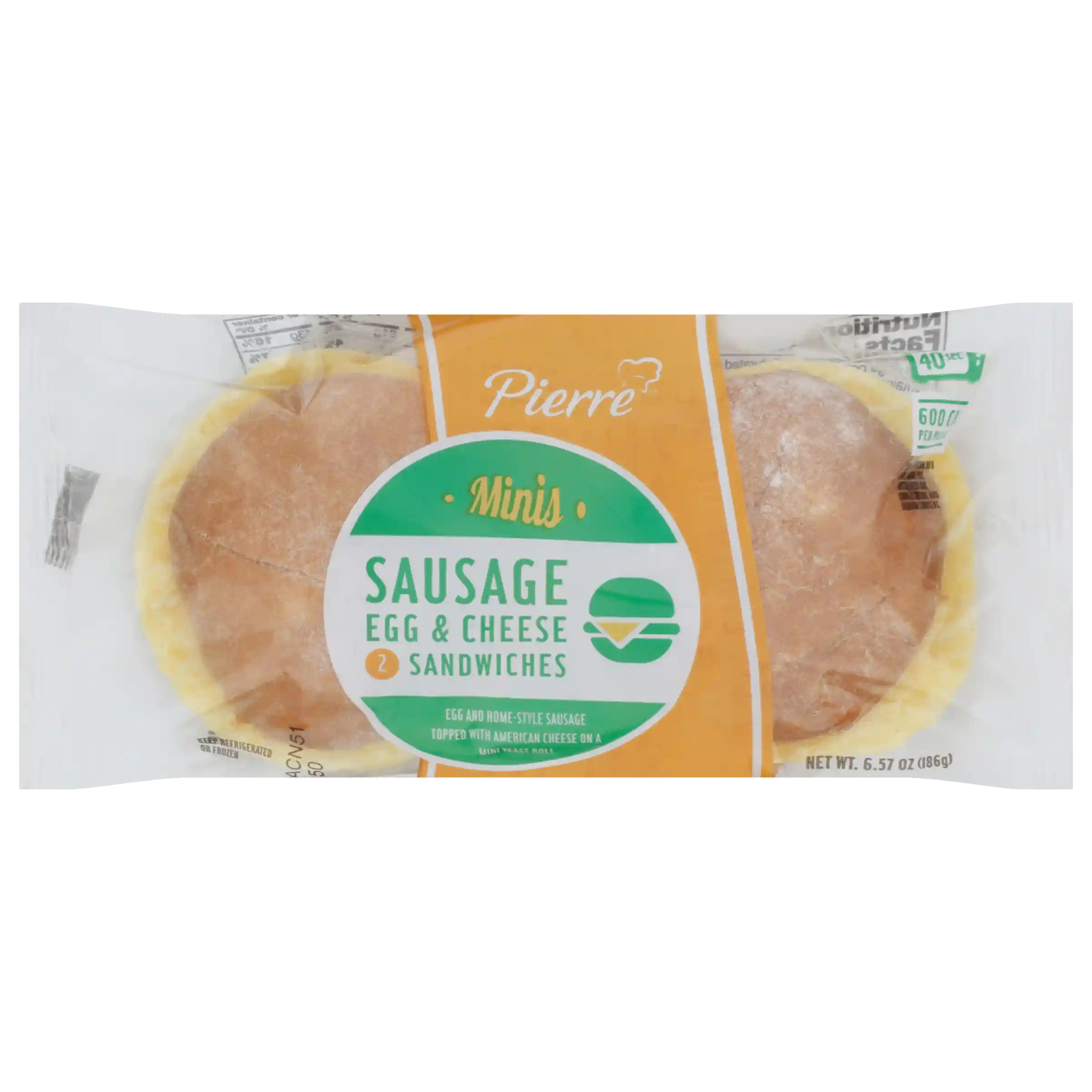 Pierre® Mini Sausage, Egg And Cheese Sandwich_image_21