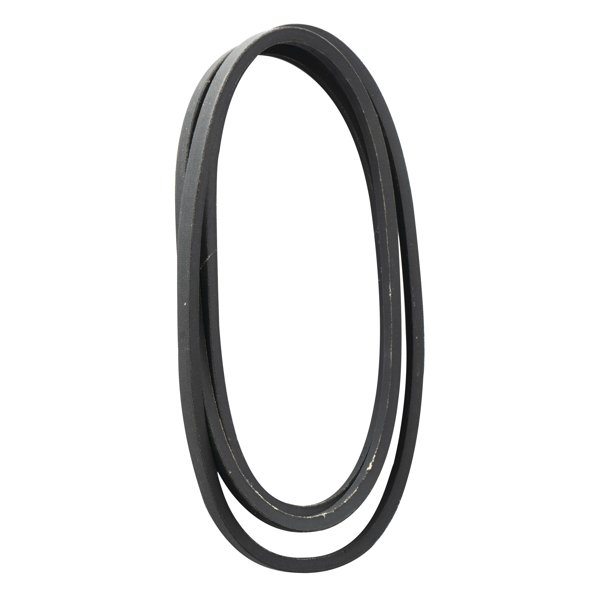 Left profile of 42 inch 46 inch 50 inch and 54 inch transmission drive belt.