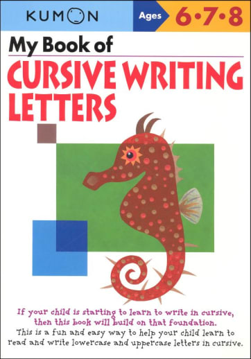Kumon My Book of Cursive Writing: Letters