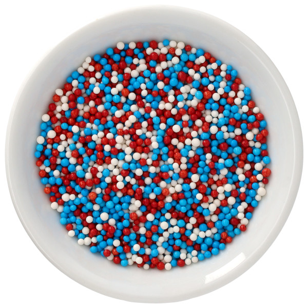 Red, White and Blue - Red 3 Free Nonpareils