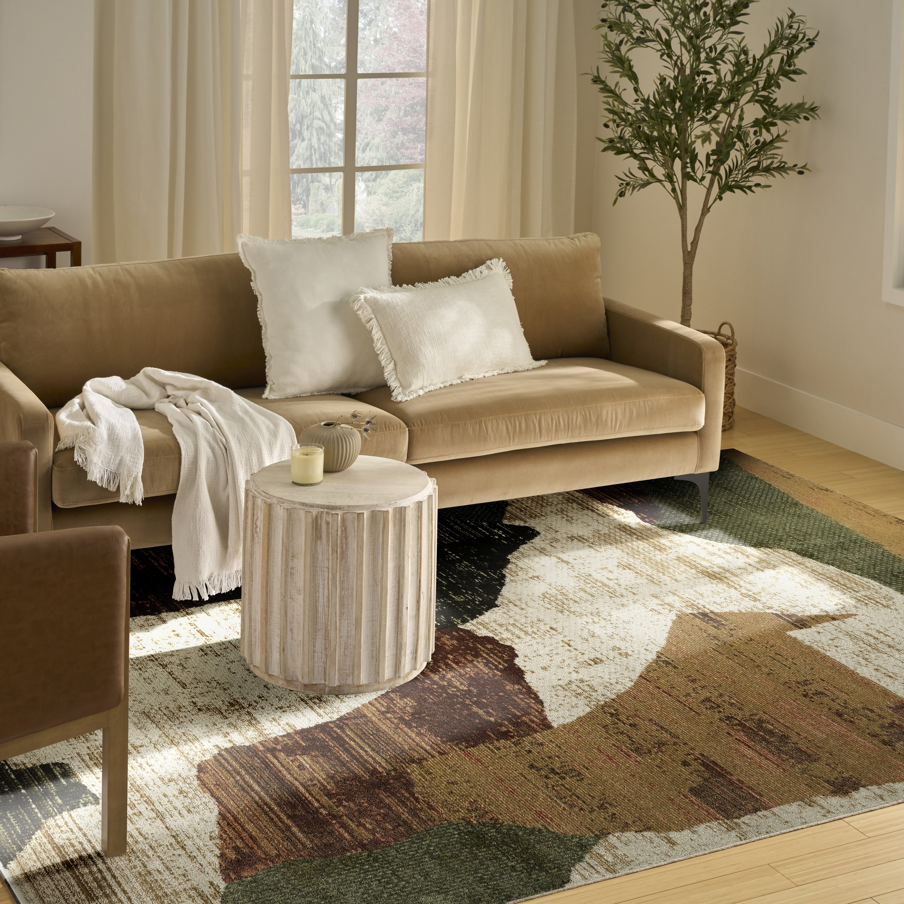 Nourison Nordic 8' x 10' Beige Multi Modern Indoor Rug