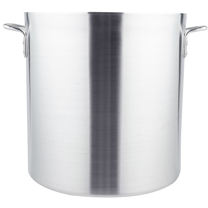 40-quart Arkadia™ aluminum stockpot in natural finish