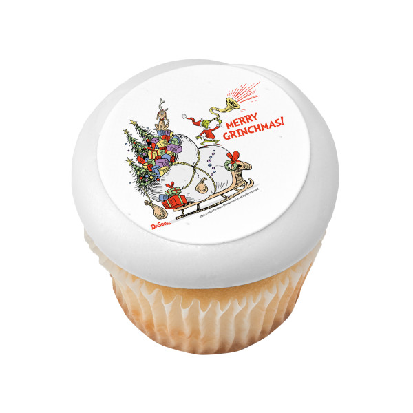 How the Grinch Stole Christmas! Grinch on a Sleigh PhotoCake® Edible Image®