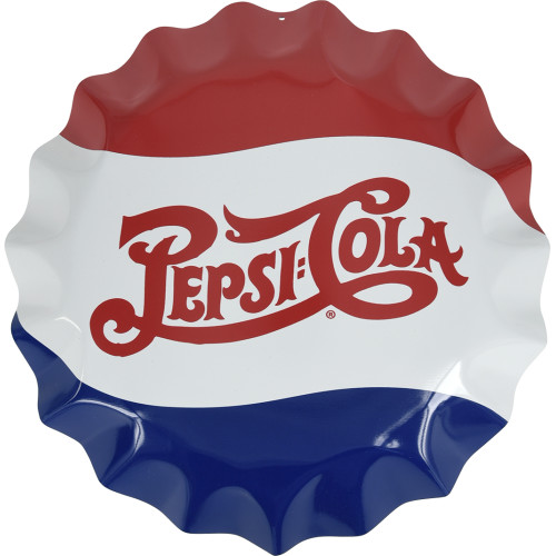 Aluminum Pepsi-Cola Bottle Cap 12in