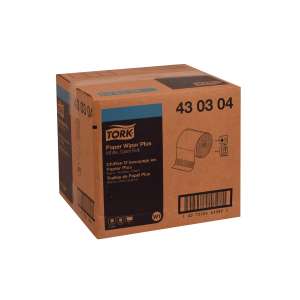 Tork, W1 Giant Roll Plus, 1 ply, 11.10"x12.00", Paper, General Purpose Wipers, White