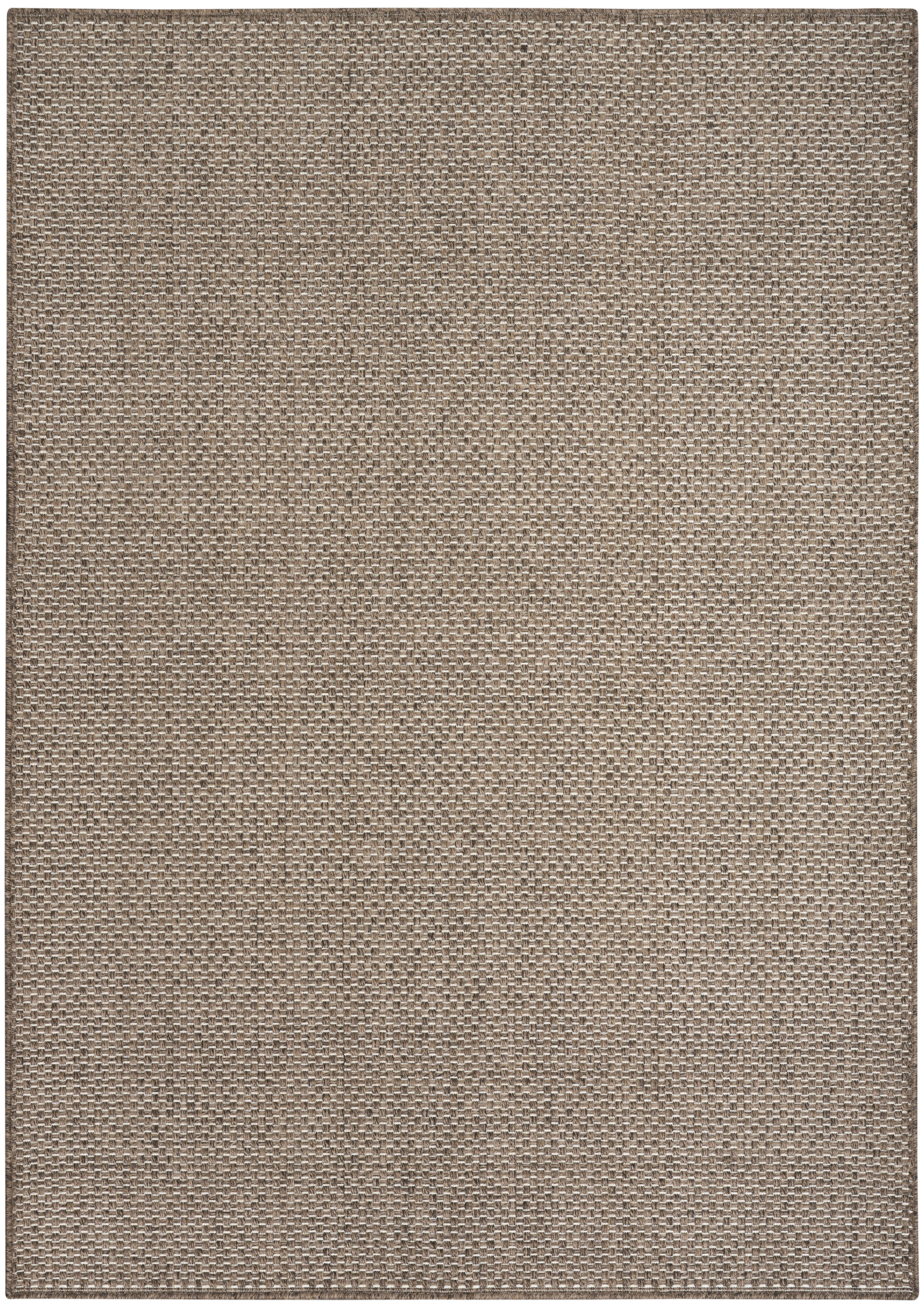 Nourison Tulum 4' x 6' Brown Outdoor Rug
