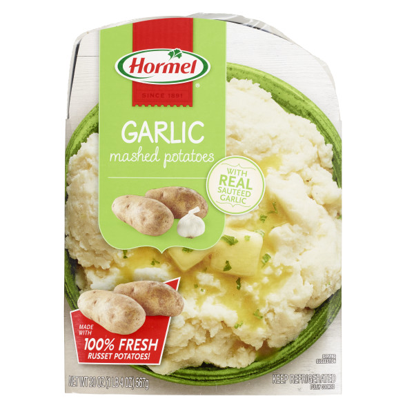 HORMEL(r) Garlic Mashed Potatoes 6/20 OZ . C1CB - Front Center Inner Pack (Hi Res)