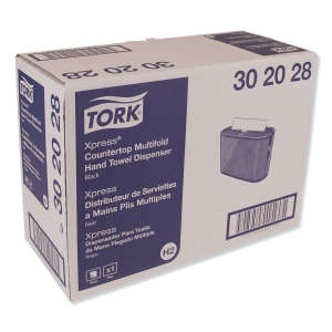 Tork, H2 Xpress Countertop, Multi-fold Folded Towel Dispenser, Black