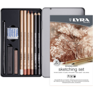 Rembrandt Sketching Pencil Set Tin, Assorted, 11 Pieces