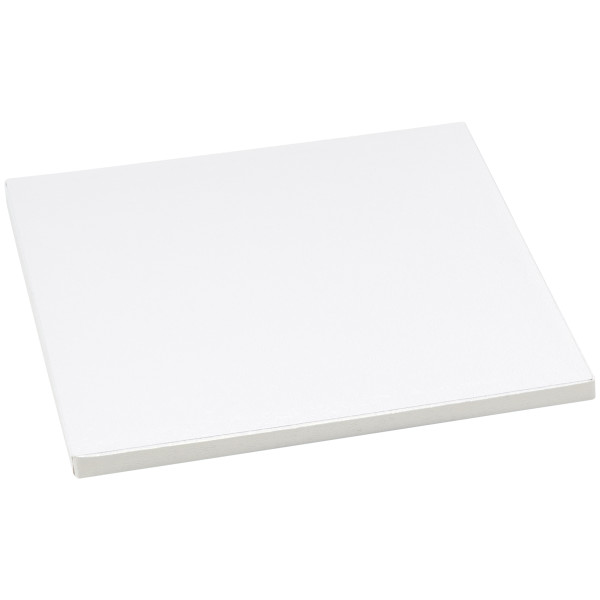 10" Square White Foil Cake Board