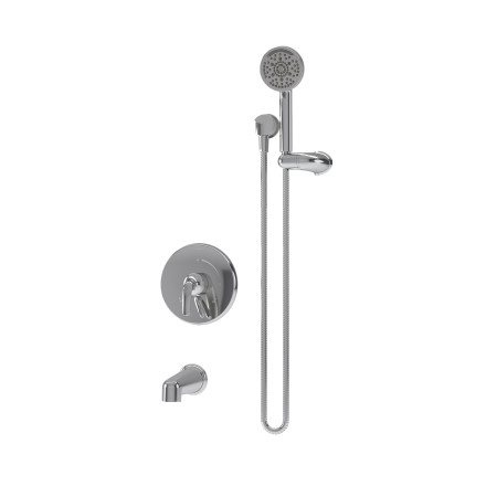 Elm Tub and Hand Shower Trim Kit with VersaFlex Integral Diverter for Test Cap Valve