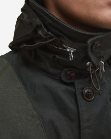 Barbour x TO KI TO Forest Waxed Jacket Sage