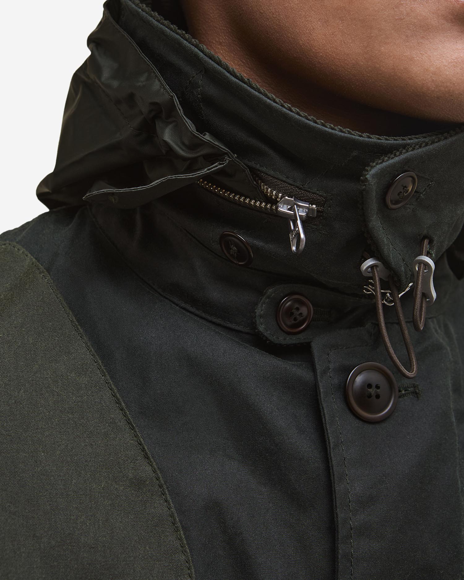 Giacca cerata Forest Barbour x TO KI TO image number 6